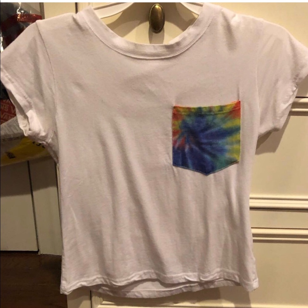 tie dye pocket shirt